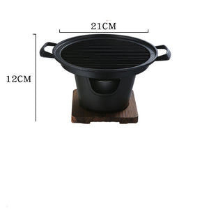 Food Non-Stick Small Barbecue Grill Household Indoor Barbecue Small Grill