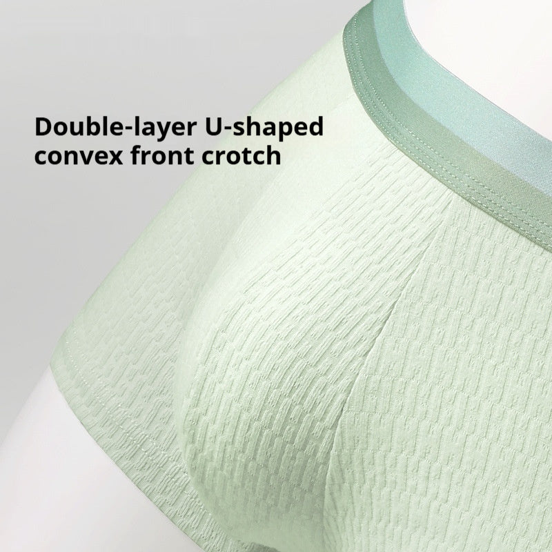 Men's Purified Cotton Underwear Thin Antibacterial Boyshorts