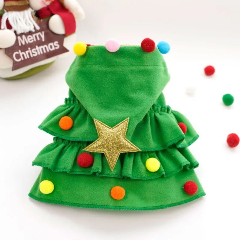 Christmas Pet Clothes Two Color Cloak Pet Cloak Shawl Dog Transfiguration