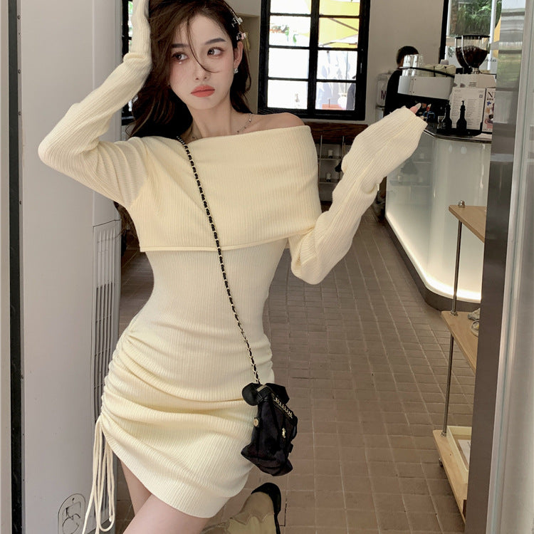 Hot Girl Sexy Knitted Dress