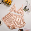 Silk Silk Sexy Suspender Underwear Shorts Suit Home Service