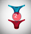 2 Men's Underwear Small Triangle Thong