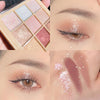 Women's Fashion Nine Color Matte Glitter Eyeshadow Palette