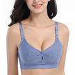Nursing Underwear Bra Anti-Sagging Postpartum No Steel Ring Gathers Front Buckle