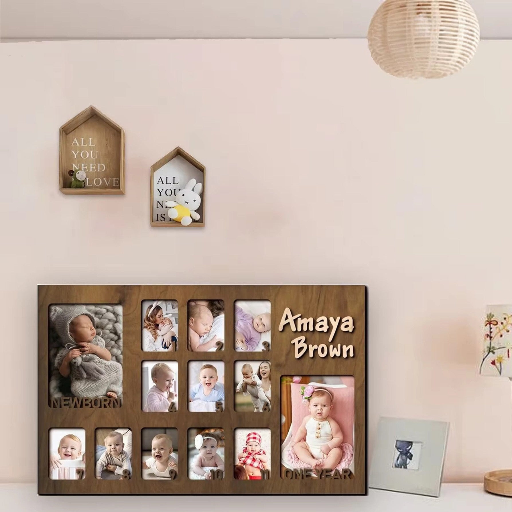 Baby Growth Record Photo Frame Kindergarten Graduation Photo Frame