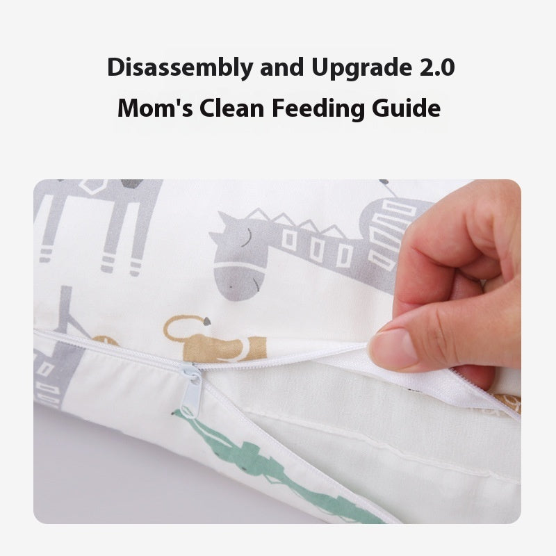 Pregnancy Pillow Breathable Waist Support Washable Multifunctional Baby Nursing Pillow