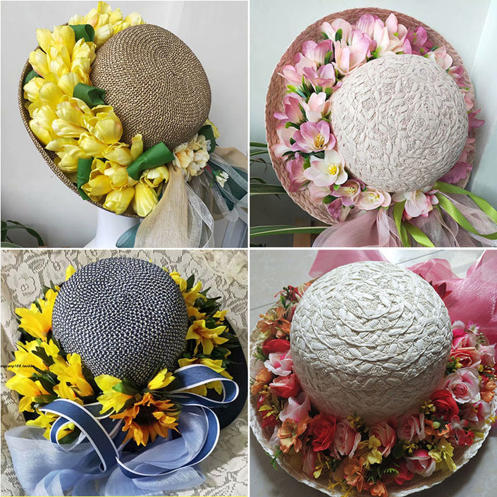 Rural Ribbon Adjustable Sun Protection Straw Hat