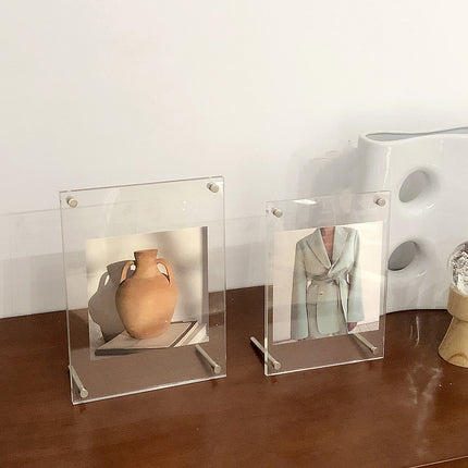 Transparent Acrylic Stand Photo Frame Ins