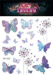 Waterproof Glitter Butterfly Tattoo Stick Gradient Tattoo