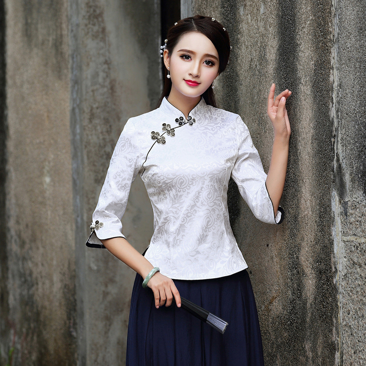 Cheongsam For Girls Summer Slim Fit Improvement