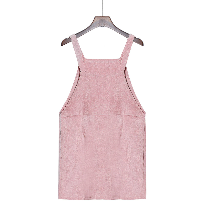 Ladies Pregnant Women's Solid Color Camisole Dress