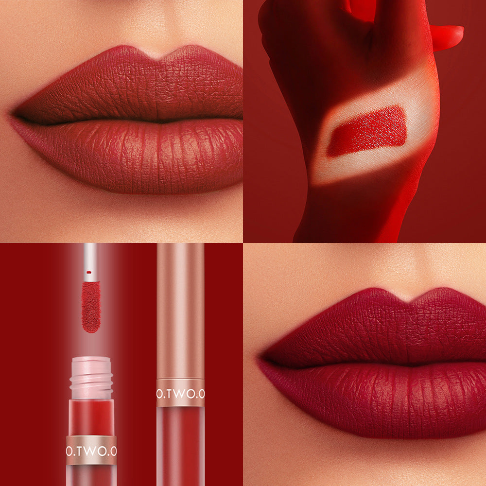 12 colors honey velvet matte lip gloss
