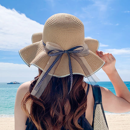 Women's Straw Hat All Match Large Brim Sunscreen
