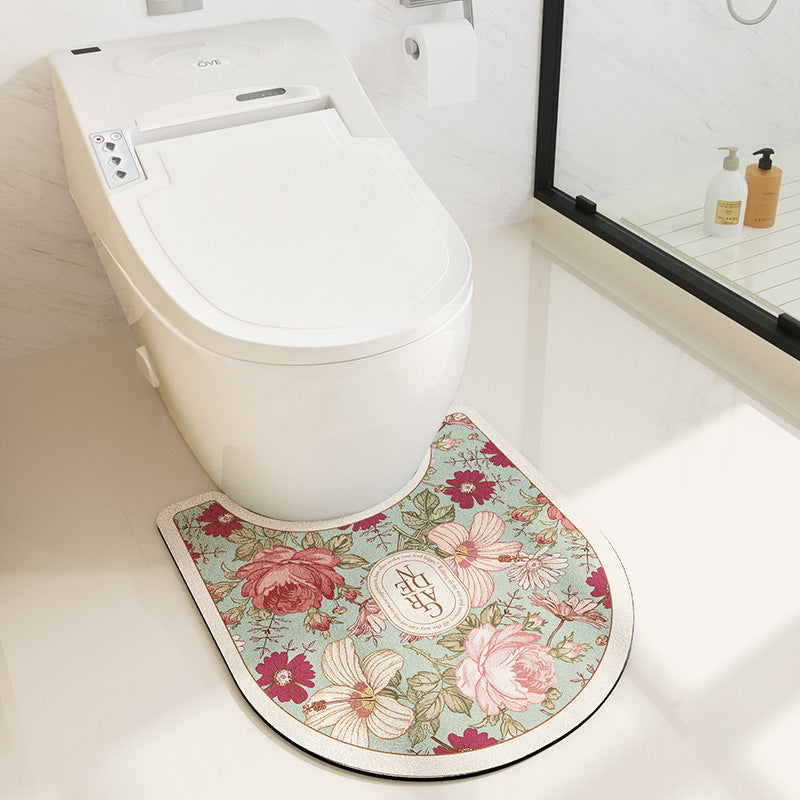 Bathroom Absorbent Non-slip Carpet Floor Mat