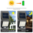 Split Solar Wall Light 120led Human Body Induction