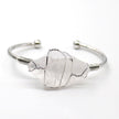 Women's Natural White Crystal Adjustable Bracelet Bracelet
