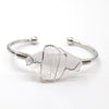 Women's Natural White Crystal Adjustable Bracelet Bracelet