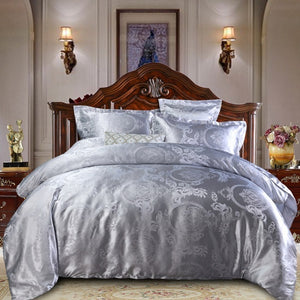 Four-Piece Cotton Satin Jacquard Quilt Cover Bedding