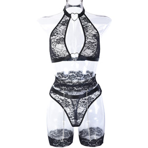 Underwear 5-piece Set Express Burst Lace Exquisite Chain Stitching