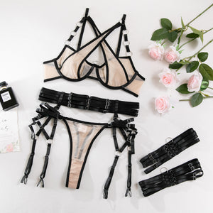 Three-piece Cross Stitching Underwear Craft