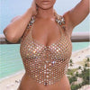 Summer fashion wrapped chest body chain