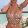 Summer fashion wrapped chest body chain