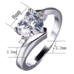 Zircon Love Ring Colorful Ring