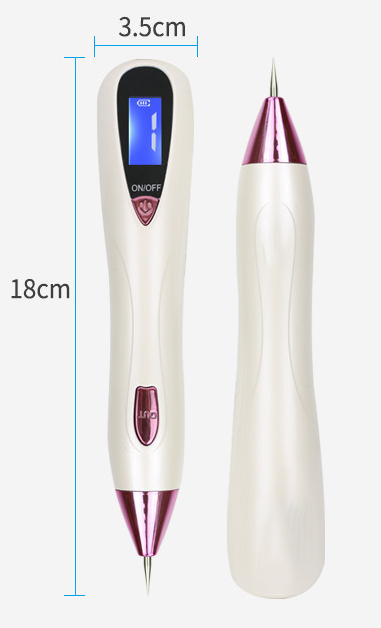 Small White Point Pen Tool Skin Care Laser Mole Tattoo Freckle Removal Pen LCD Sweep Spot Mole Removing