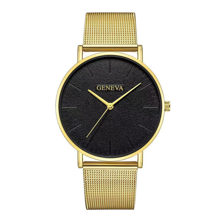 Men's watch men's watch steel mesh strap watch
