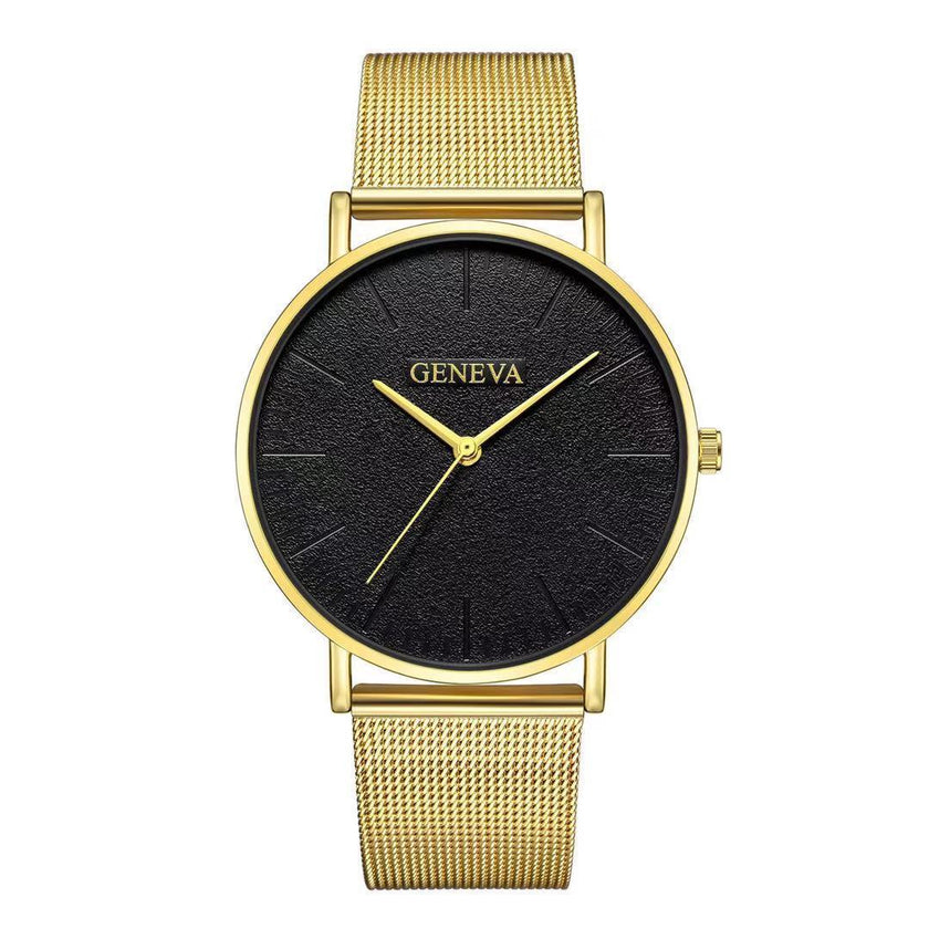Men's watch men's watch steel mesh strap watch