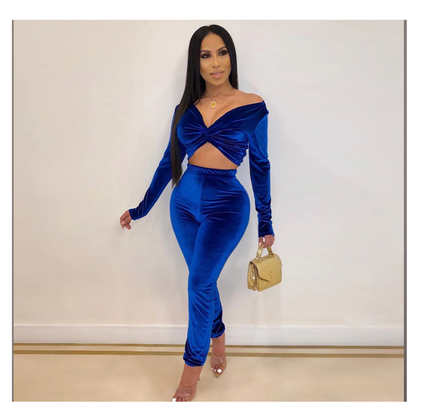 New T-shirt trousers fashion suit women