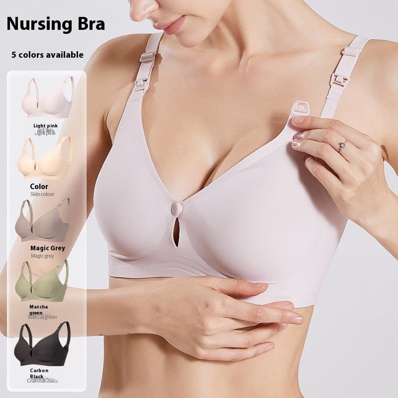 Maternity Bra Plus Size Front Buckle Nursing Underwear