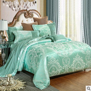 Luxury Bedding Satin Jacquard Modal Cotton Tencel Set