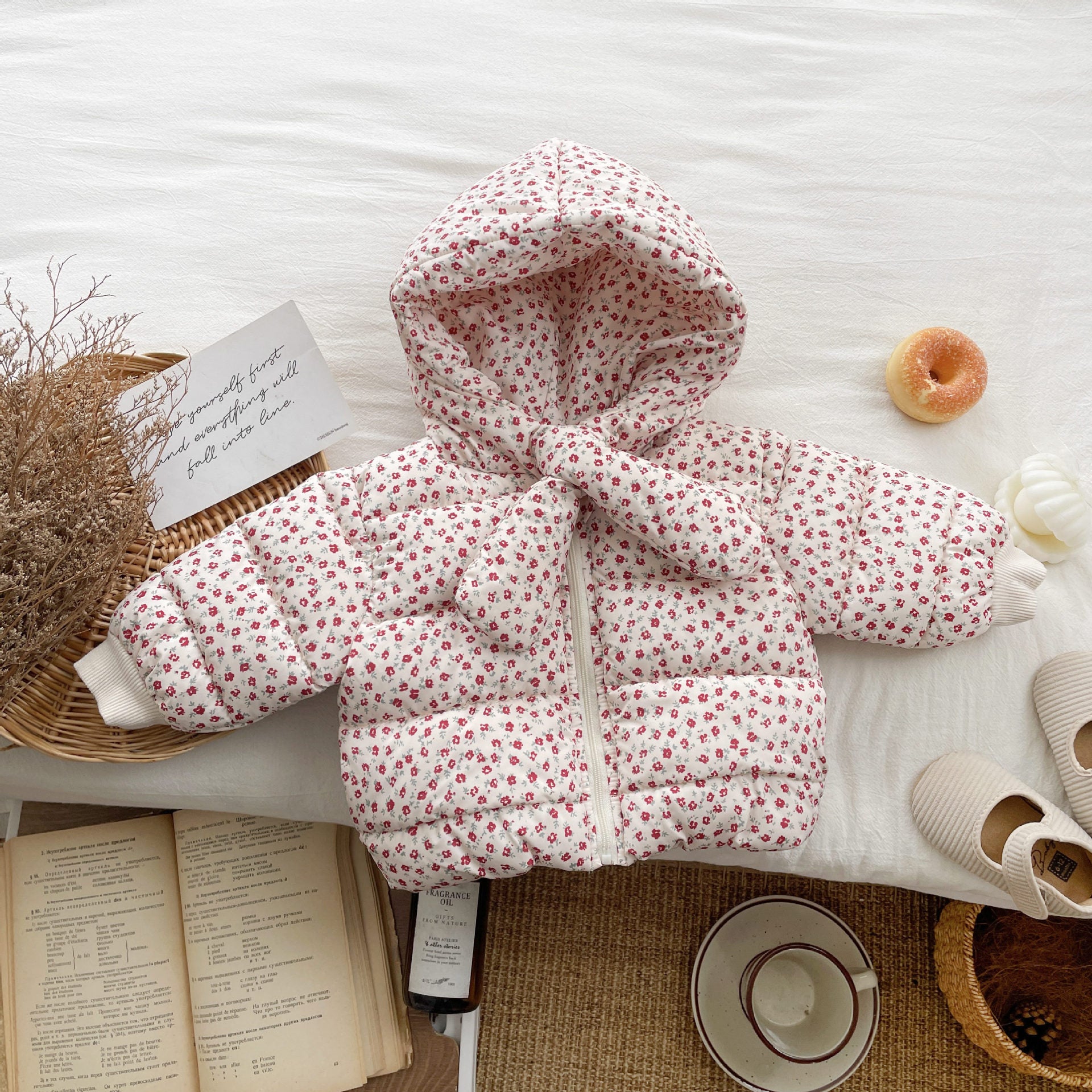 Girls' Fashion Thickened Cotton Coat