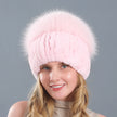 Korean Style Knitted Earmuffs Straw Hat Women