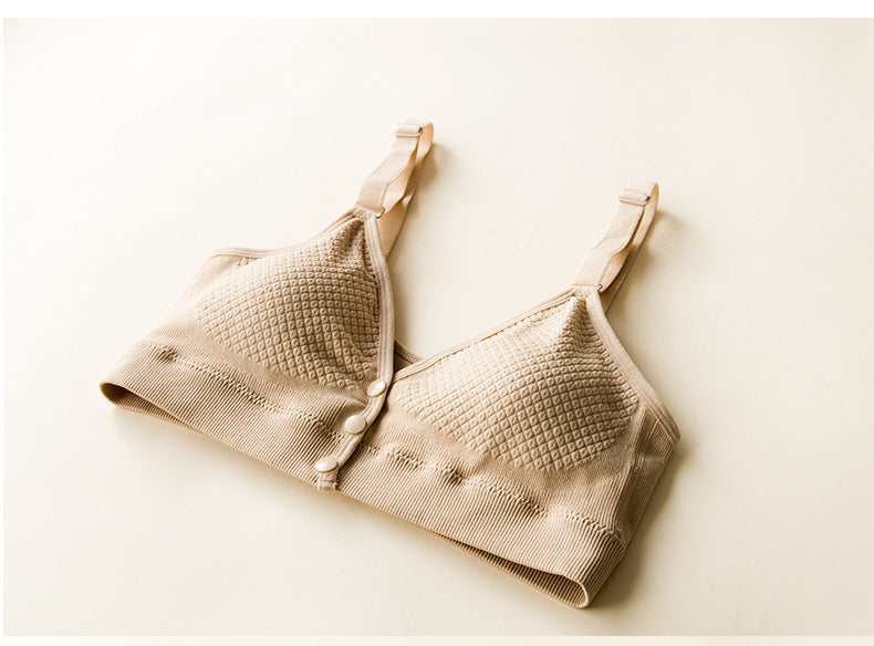 Nursing Bra Front Closure Breastfeeding Push Up Maternity Underwear