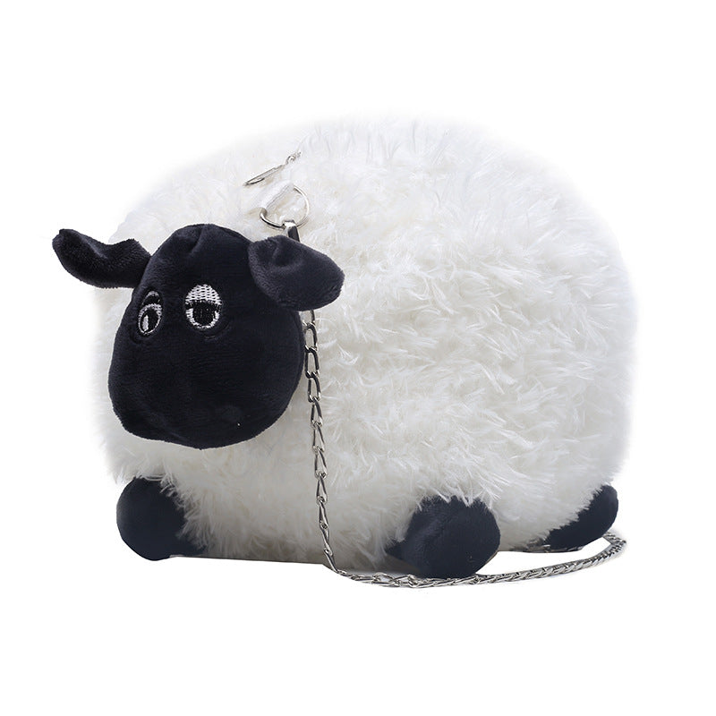 Cute Ins Cartoon Doll Shoulder Bag Female Personality Doll Single Shoulder Messenger Bag Ugly Student Plush Bag