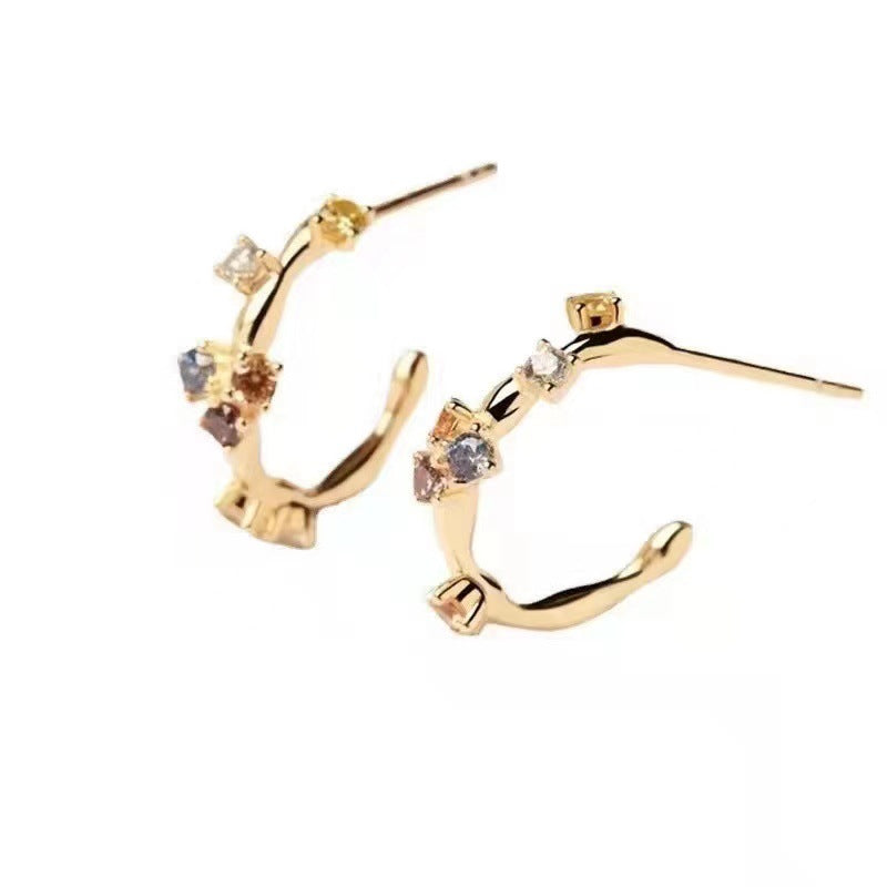 Women's Gold-plated S925 Stud Earrings