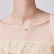 S925 Sterling Silver Butterfly Necklace For Women