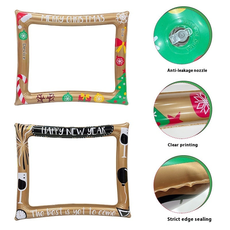 Christmas Creative Photo Props Inflatable Photo Frame