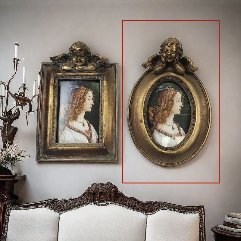 Vintage Resin Photo Frame Retro Ornaments