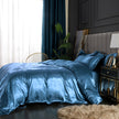 Pure Color Washed Ice Silk Quilt Cover Bedding