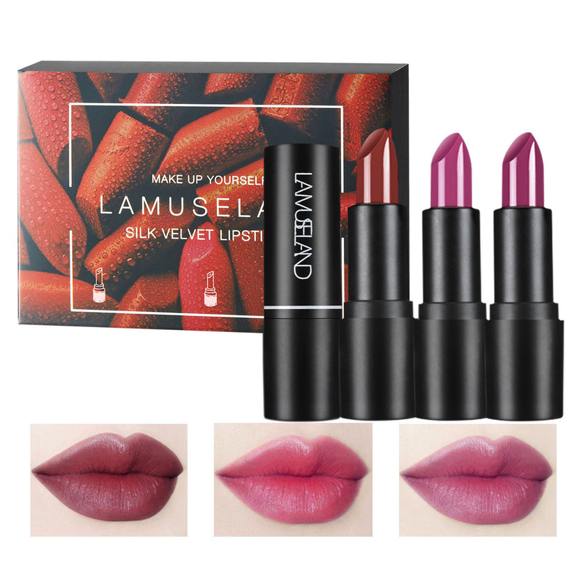 12-Color Moisturizing Velvet Lipstick