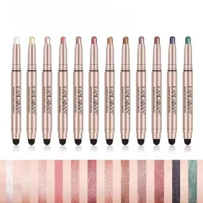 Crouching Silkworm Women's High-gloss Pearlescent Eye Shadow Stick