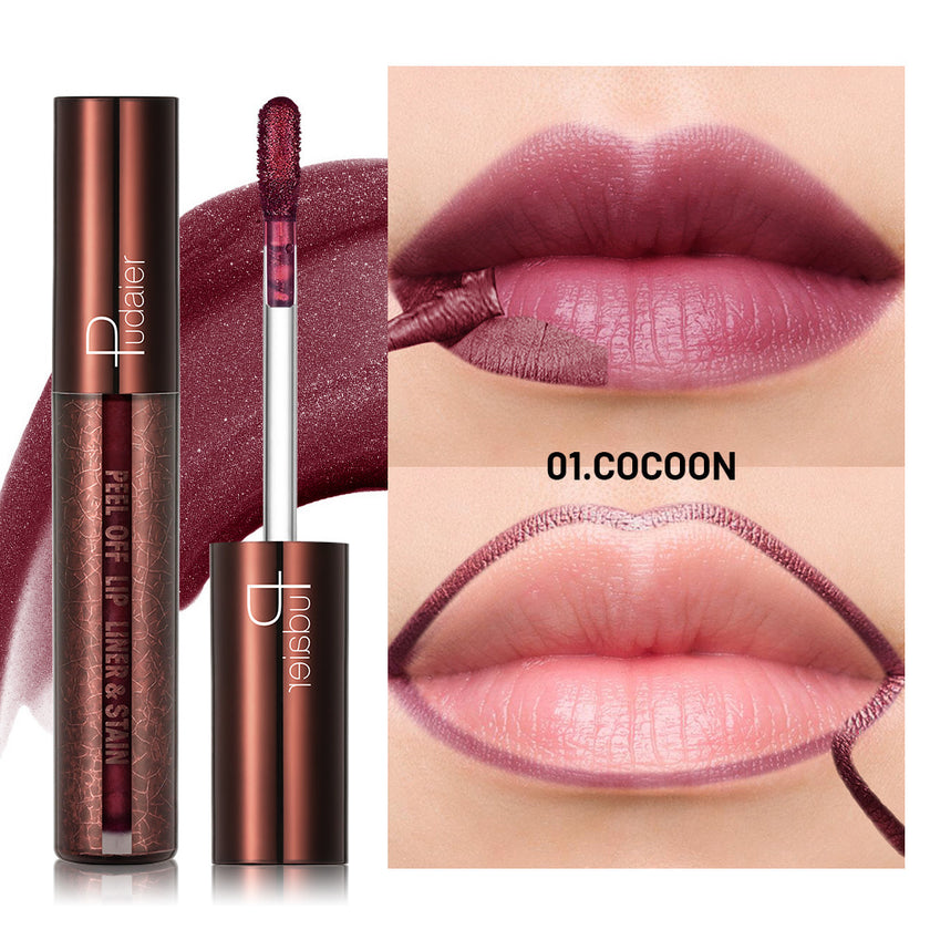Tear And Pull Lipstick Lip Liner Long-lasting Coloring