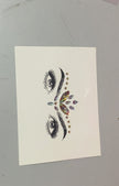 Temporary Facial Rhinestone Tattoo Stickers