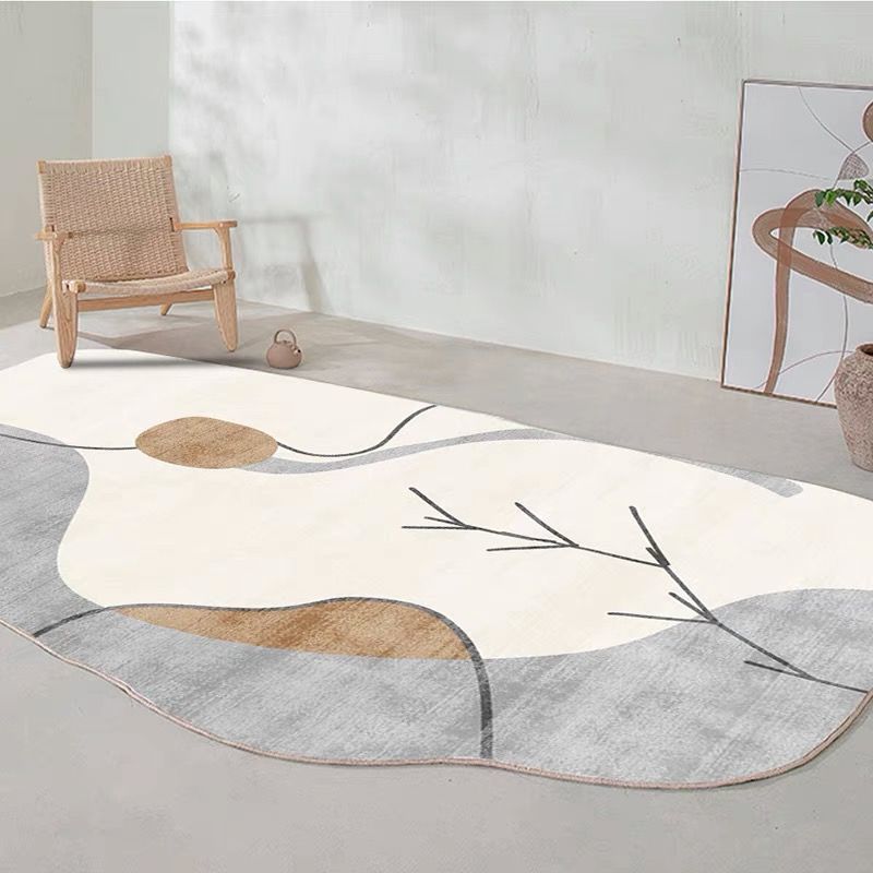 Shaped Irregular Carpet Living Room Coffee Table