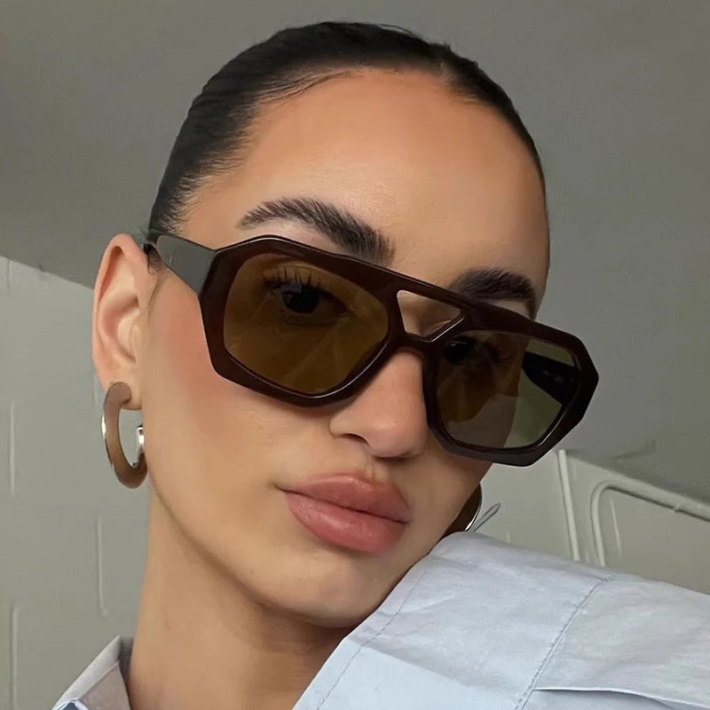 Daily Commute Minimalist Square Fashion All-match Sunglasses