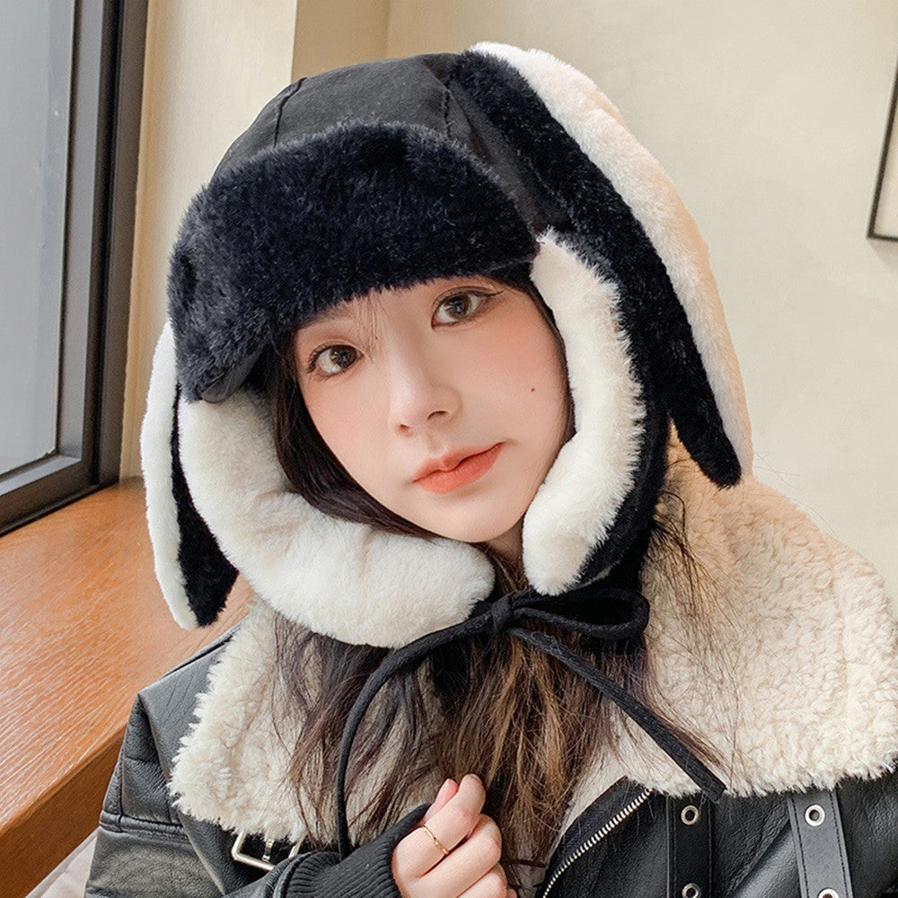 Women's Cute Riding Cat Ear Leifeng Hat