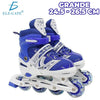 Adjustable Inline Skates 6 Wheels With Protective Kit For Kids Size L